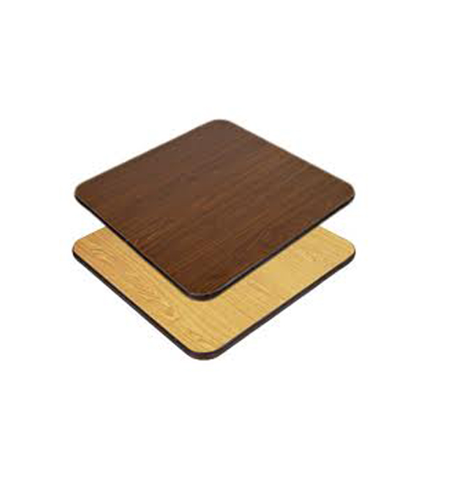 Square Reversible Table Top Oak/Walnut 36" Sq.